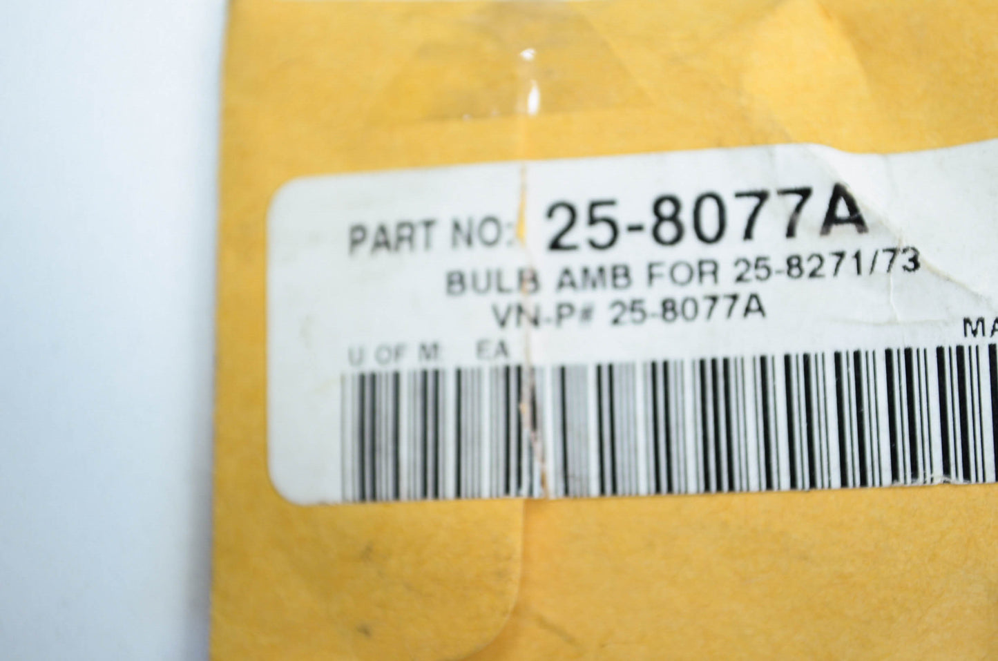 New K&S Marker Lights Small Flat Replacement Bulb Amber Qty 3 NOS