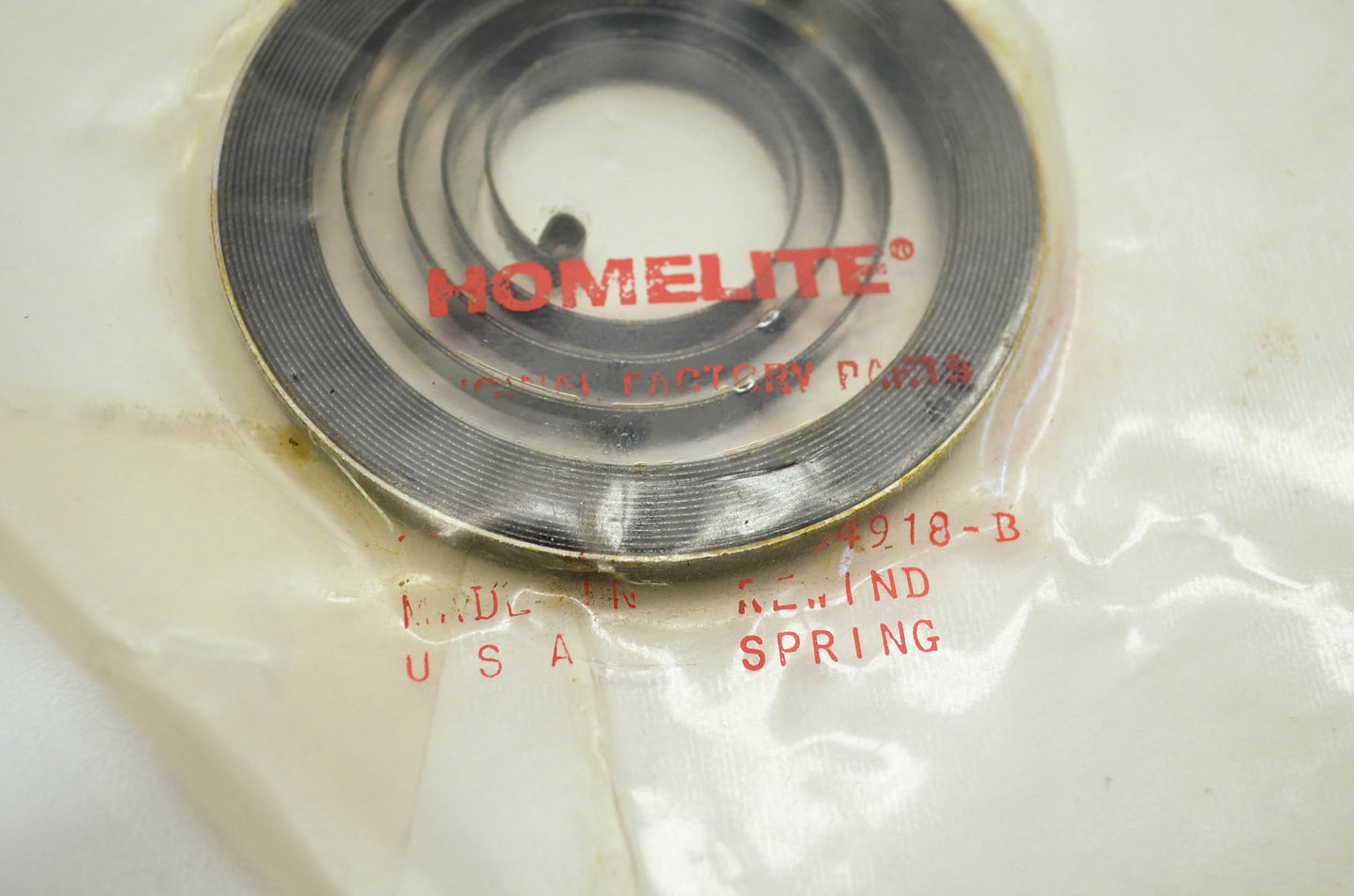 New Homelite Rewind Spring NOS