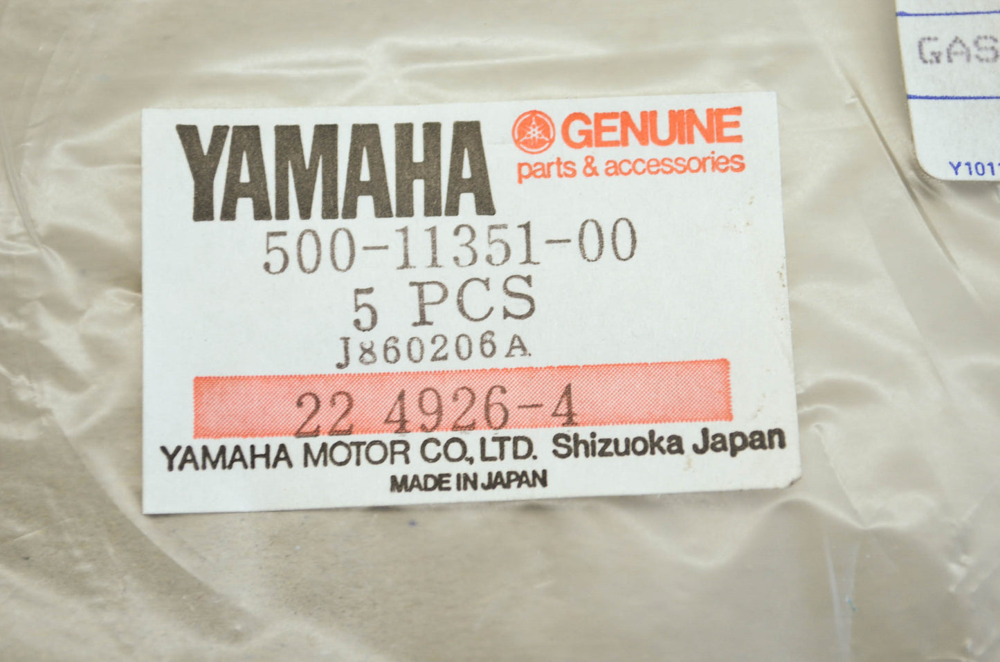 OEM Yamaha 500-11351-00-00 Cylinder Gasket NOS