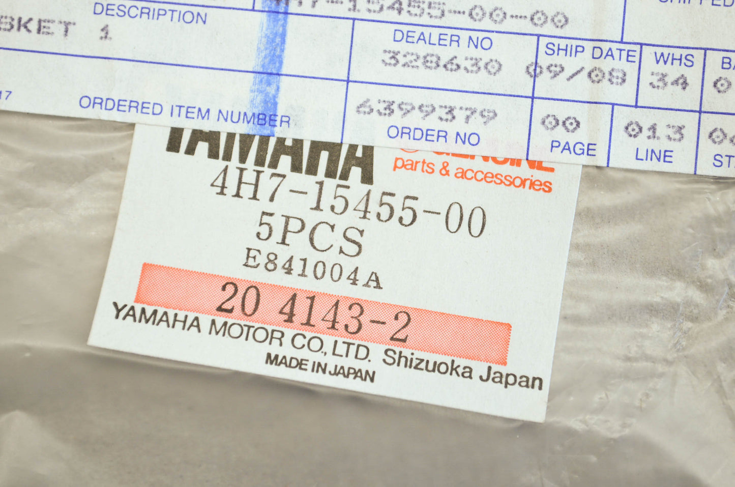 OEM Yamaha 4h7-15455-00-00 Gasket 1 NOS