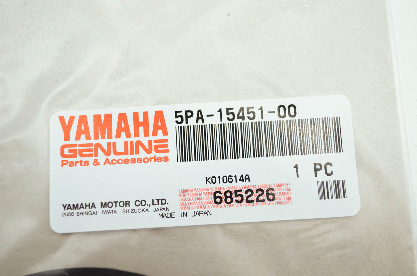 New OEM Yamaha 5PA-15451-00-00 Crankcase Cover Gasket NOS