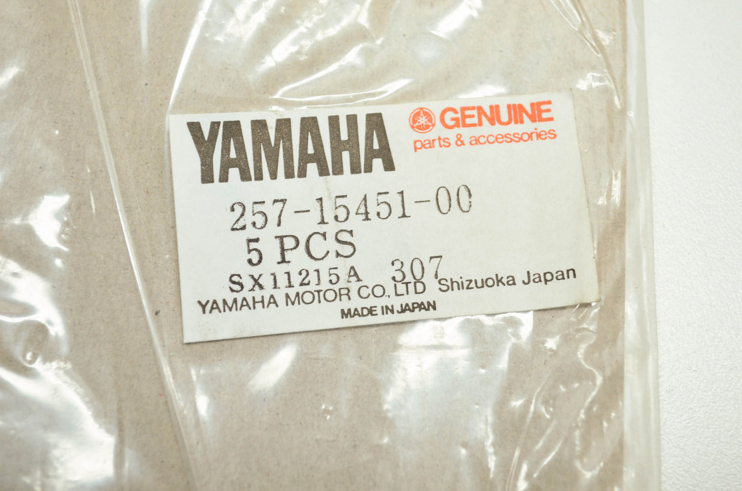 OEM Yamaha 257-15451-00-00 Crankcase Cover Gasket NOS