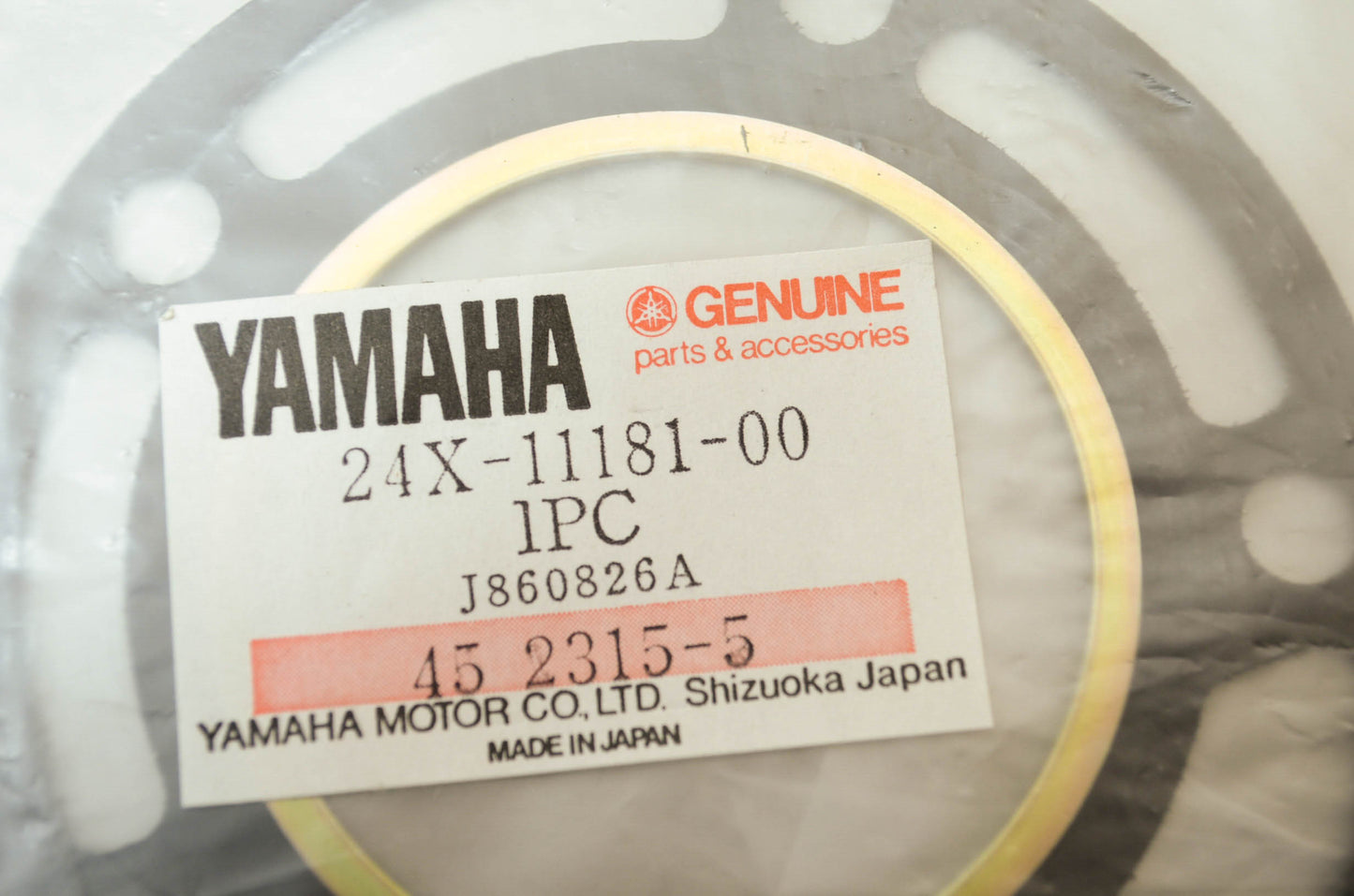 OEM Yamaha 24x-11181-00-00 Cylinder Head Gasket 1 NOS