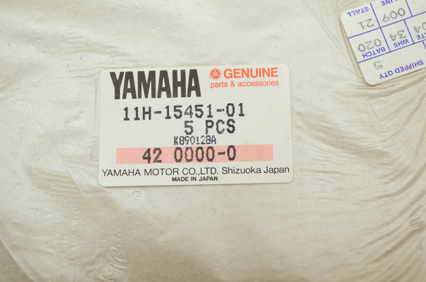 New OEM Yamaha Crankcase Cover Gasket YZ125 NOS