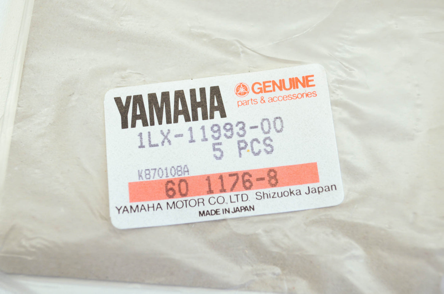 OEM Yamaha 1lx-11993-00-00 PVS Housing Gasket NOS