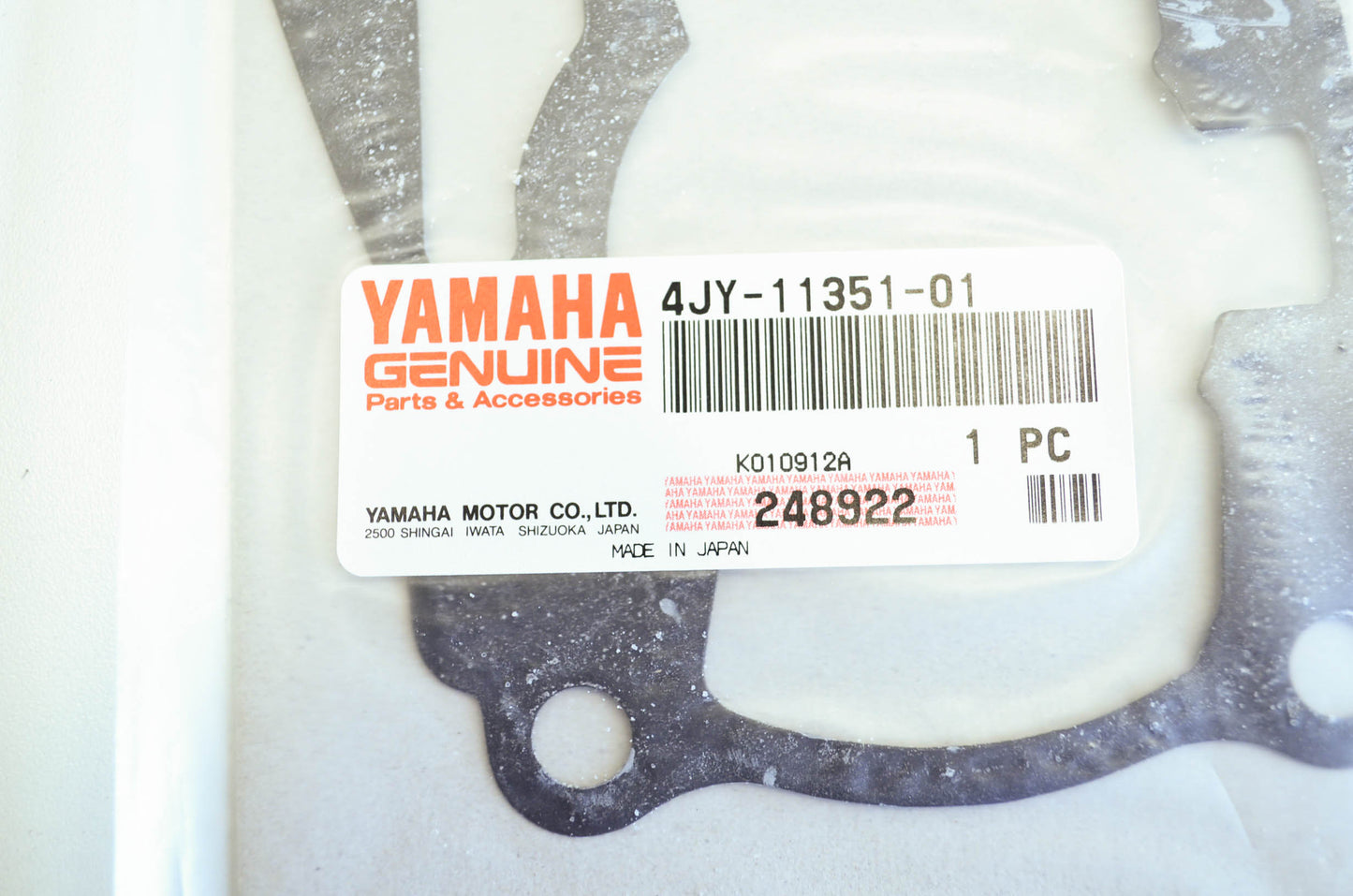 OEM Yamaha 4jy-11351-01-00 Base Gasket NOS