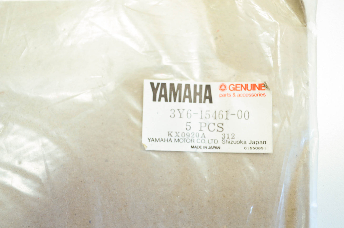 OEM Yamaha 3y6-15461-00-00 Crankcase Cover Gasket 2 NOS