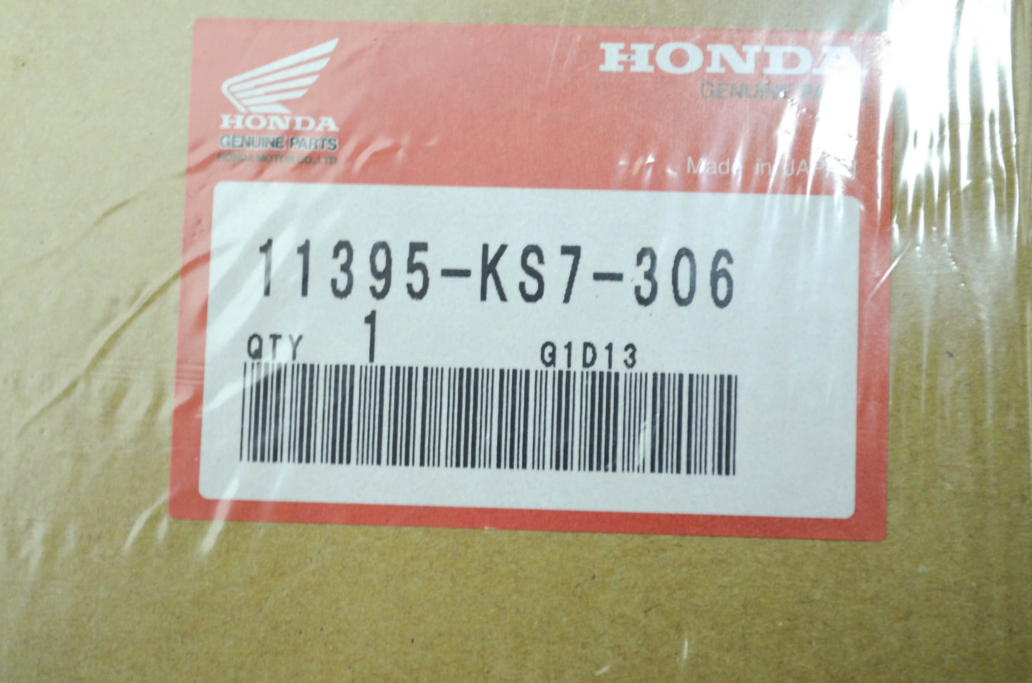 OEM Honda 11395-KS7-306 Right Gasket NOS