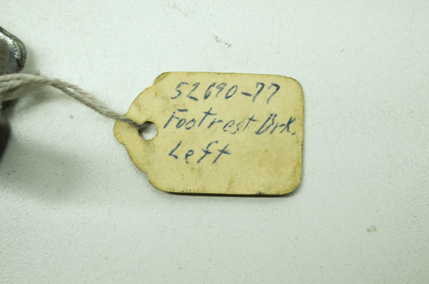 Left Foot Rest Bracket NOS