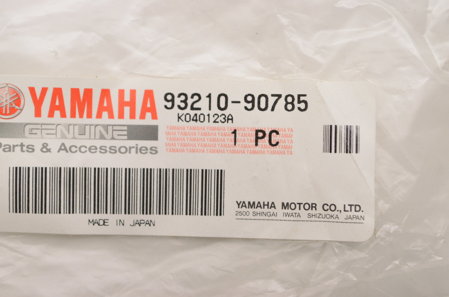 OEM Yamaha 93210-90785-00 O-Ring Qty 2 NOS