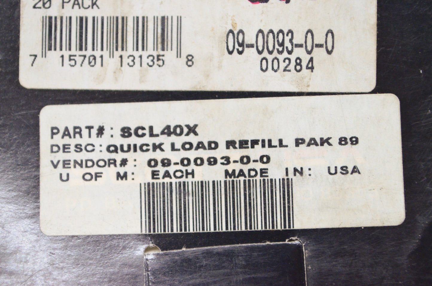 Scott SCL40X Quick Load Tearoffs Qty 20 NOS