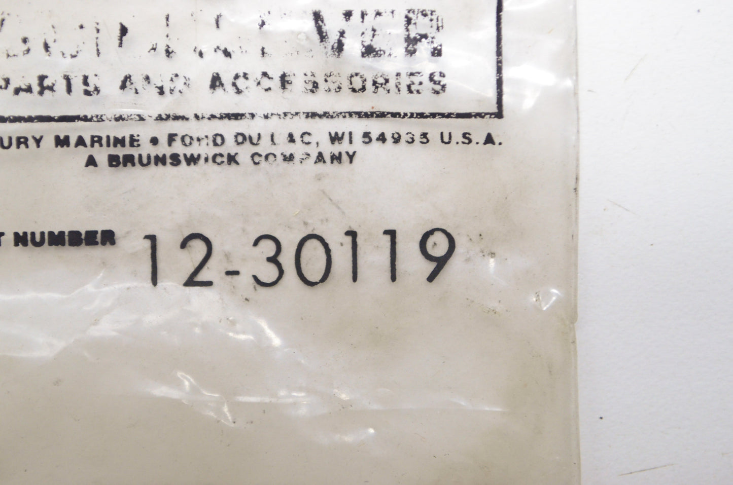 OEM Mercury 12-30119 Lower Mount Screw Washer NOS