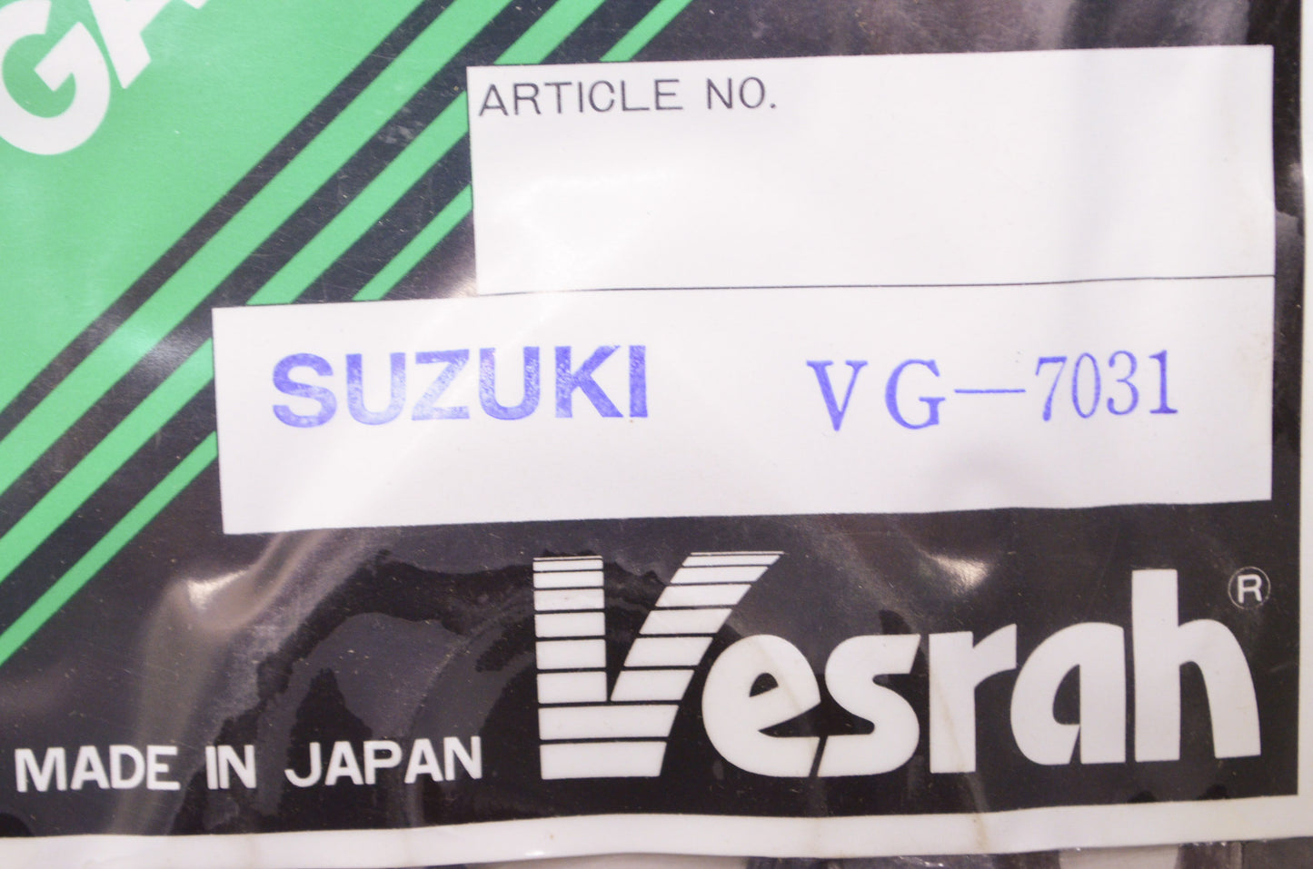 Vesrah VG-7031 Top End Gasket Kit NOS