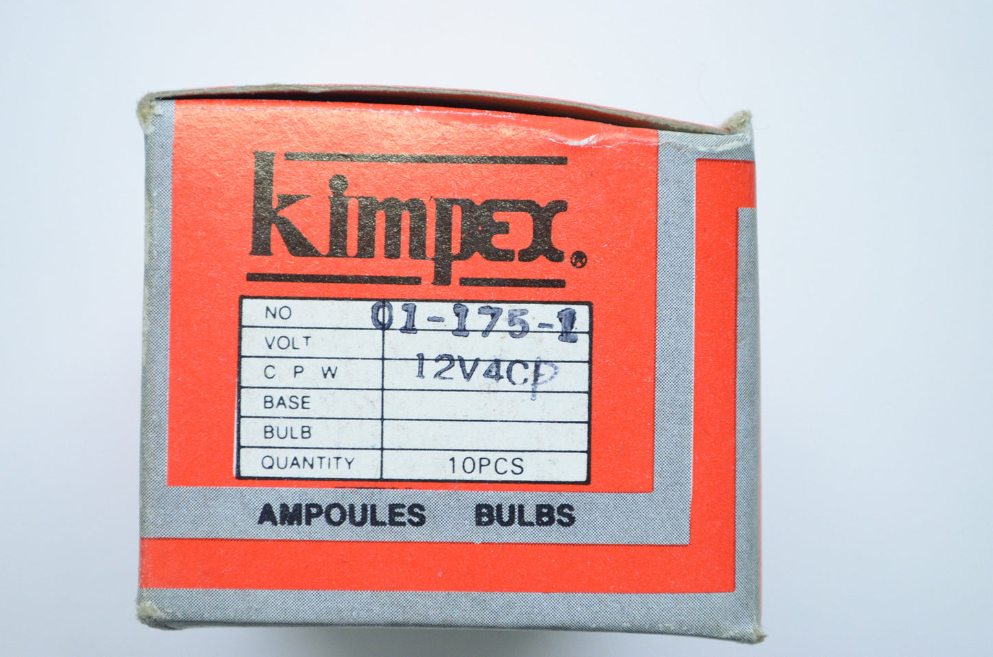 Kimpex 01-175 12V4CP Replacement Bulb Qty 2 NOS