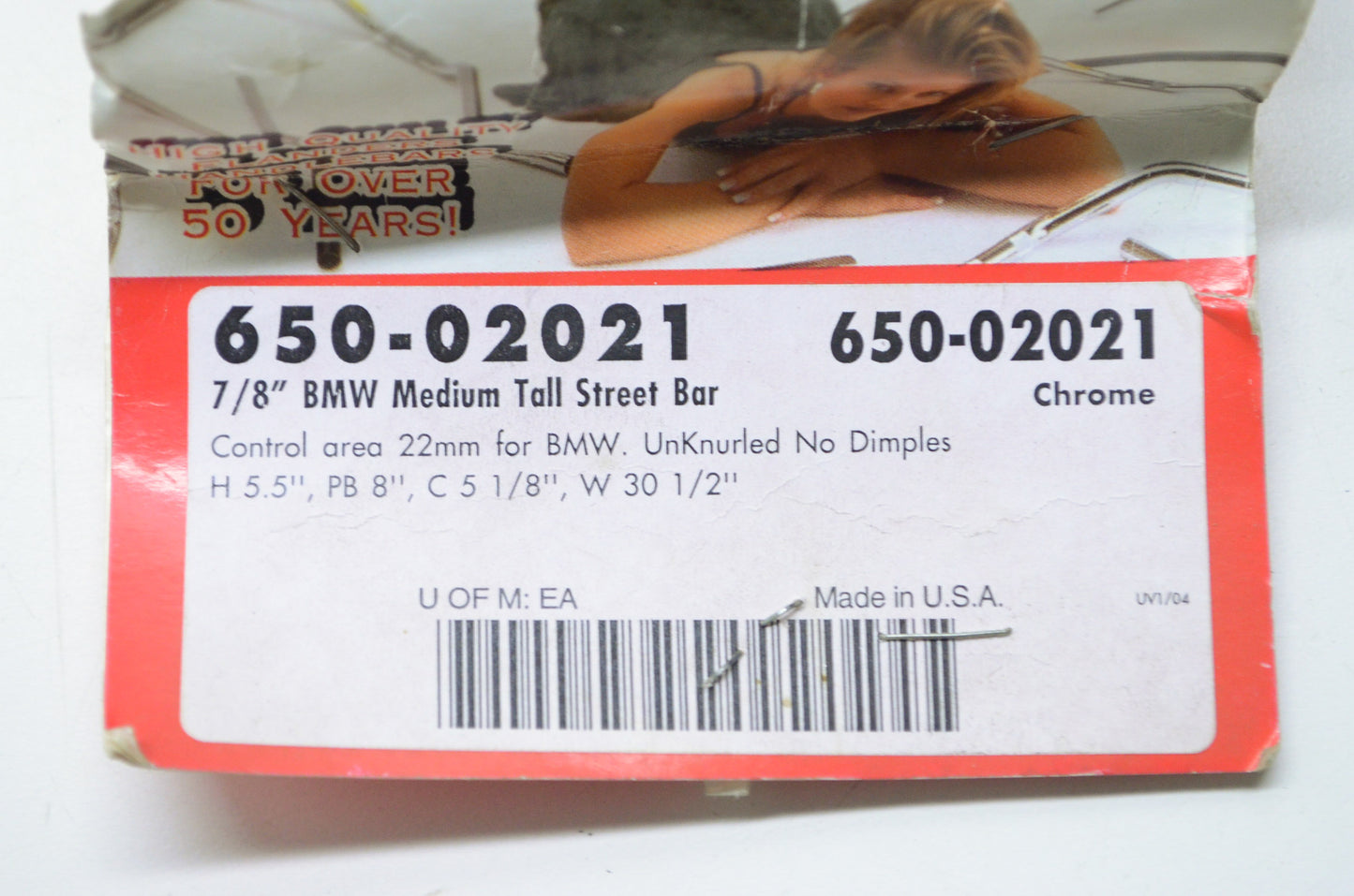 7/8' BMW Tall Street Bar NOS