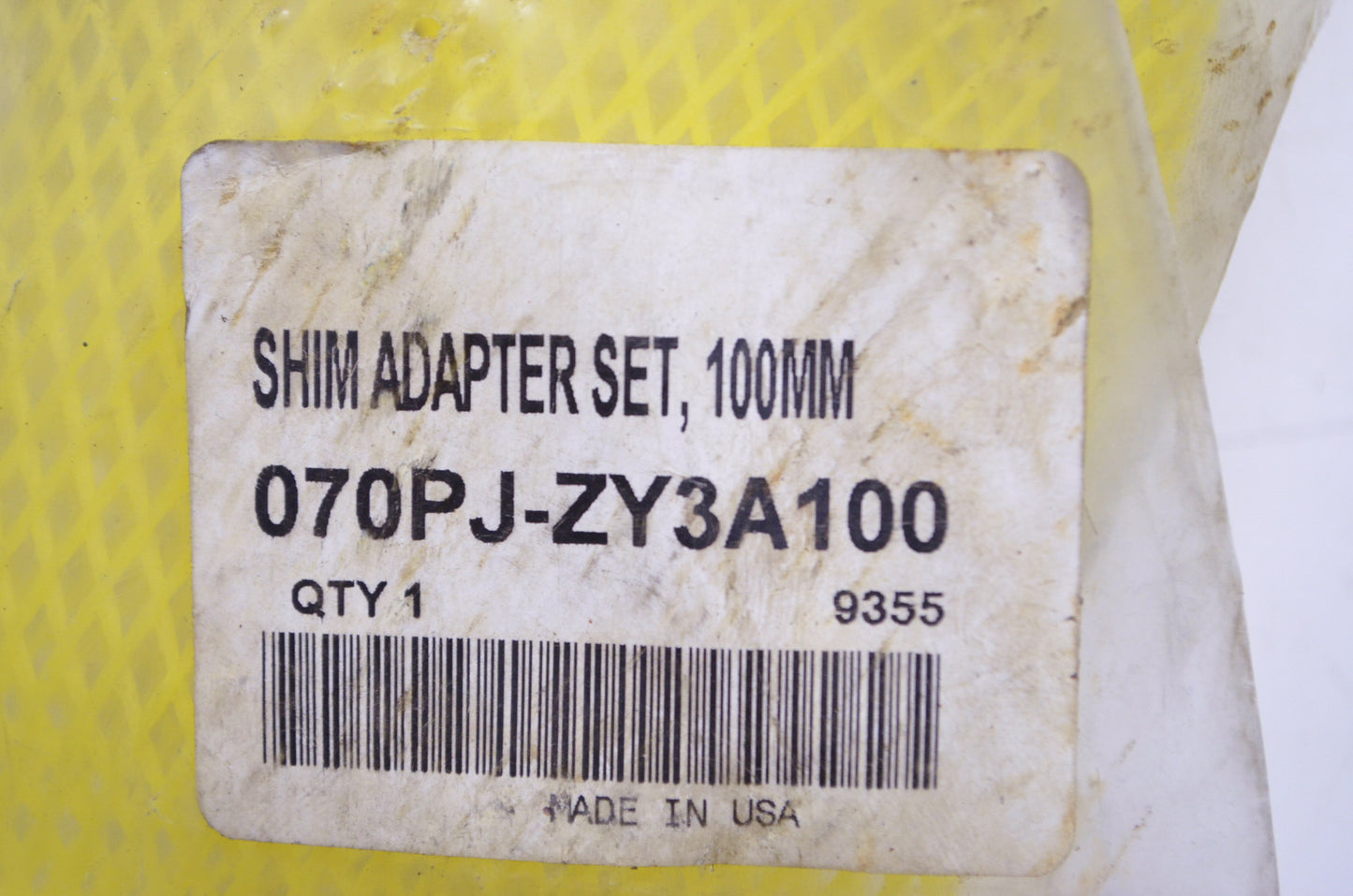 100MM Shim Adapter Kit NOS