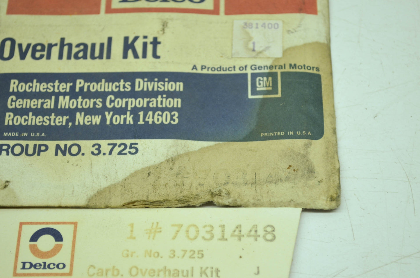Carburetor Rebuild Kit NOS