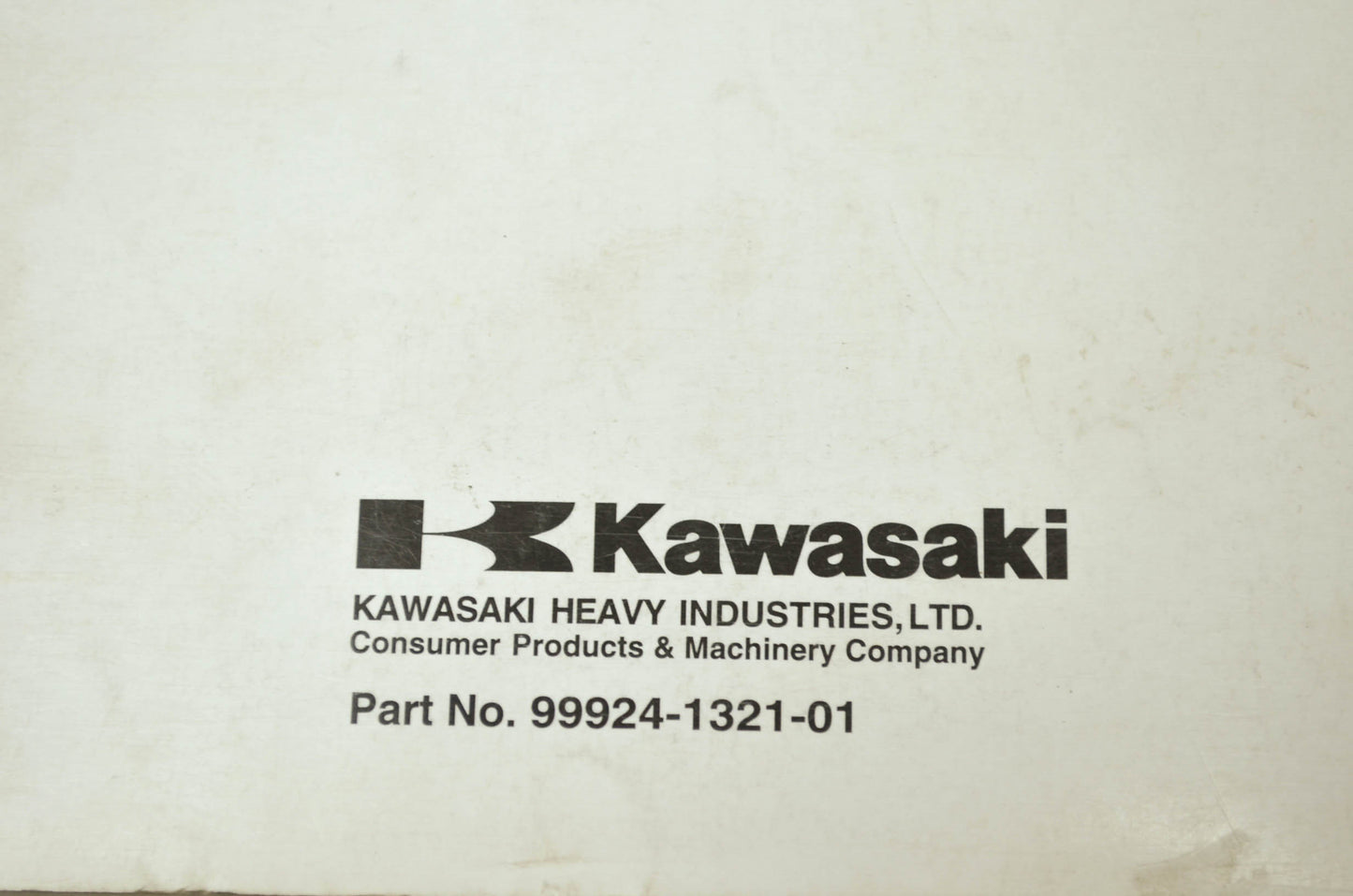 OEM Kawasaki 99924-1321-01 Service Manual VN1600B/F
