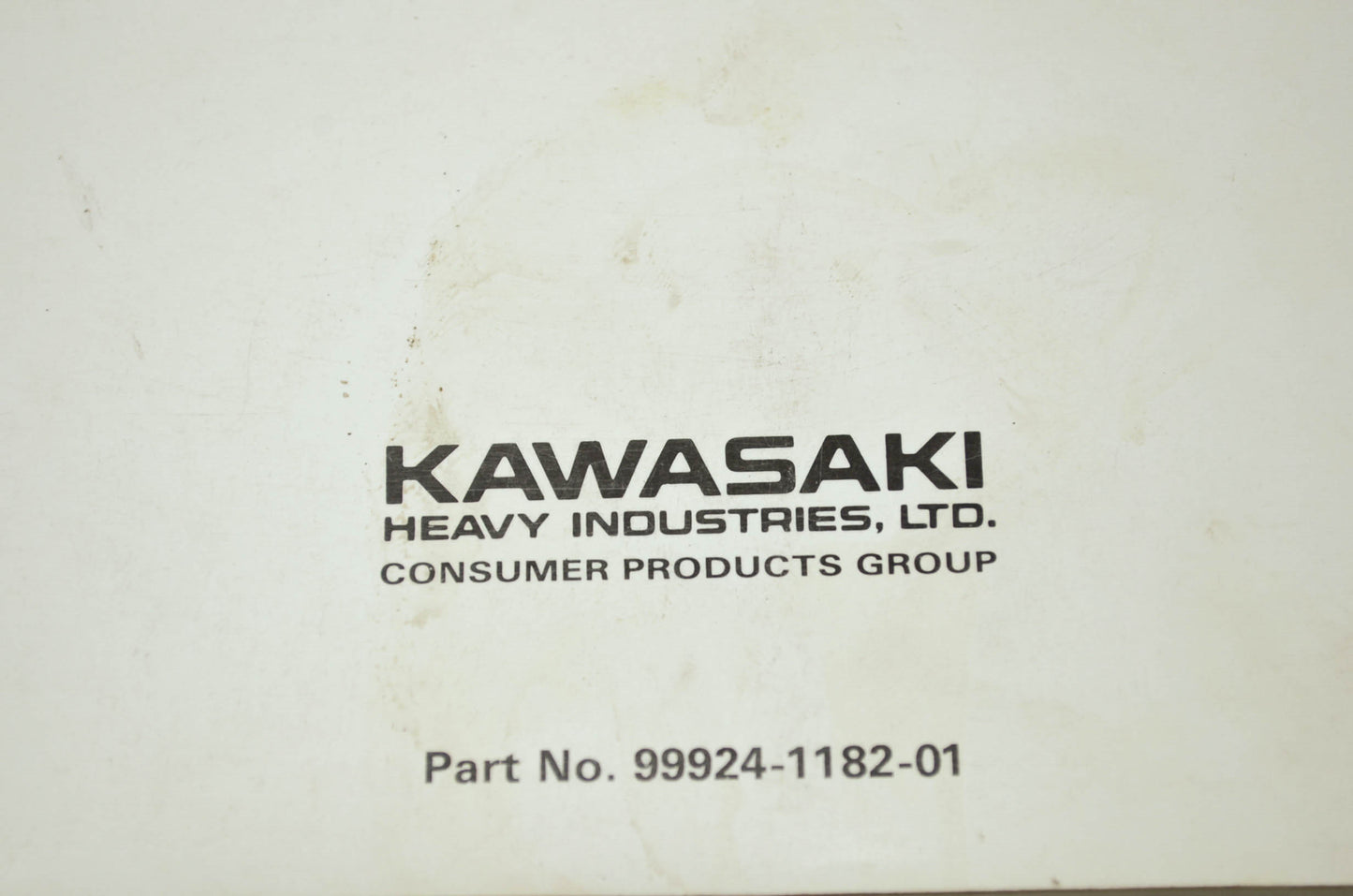OEM Kawasaki 99924-1182-01 Service Manual ZX1100E