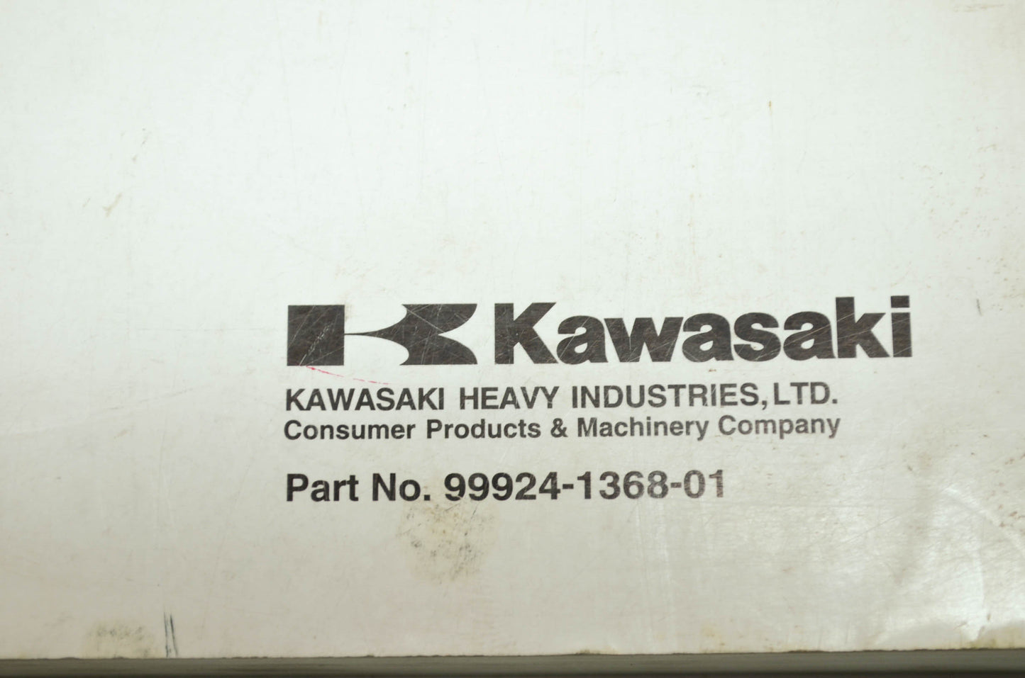 OEM Kawasaki 99924-1368-01 Service Manual KAF950C