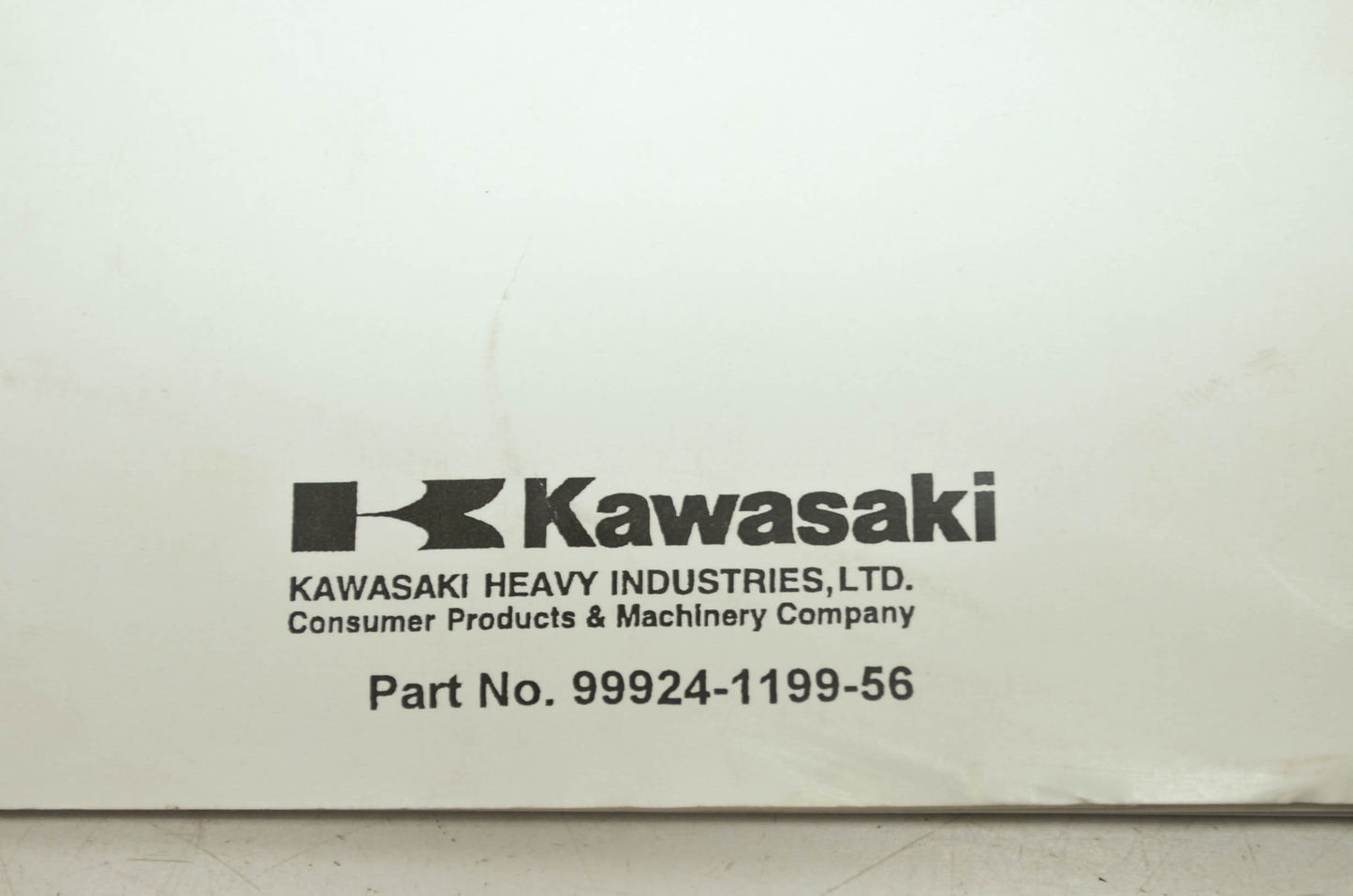 OEM Kawasaki 99924-1199-56 Service Manual Supplement VN800B
