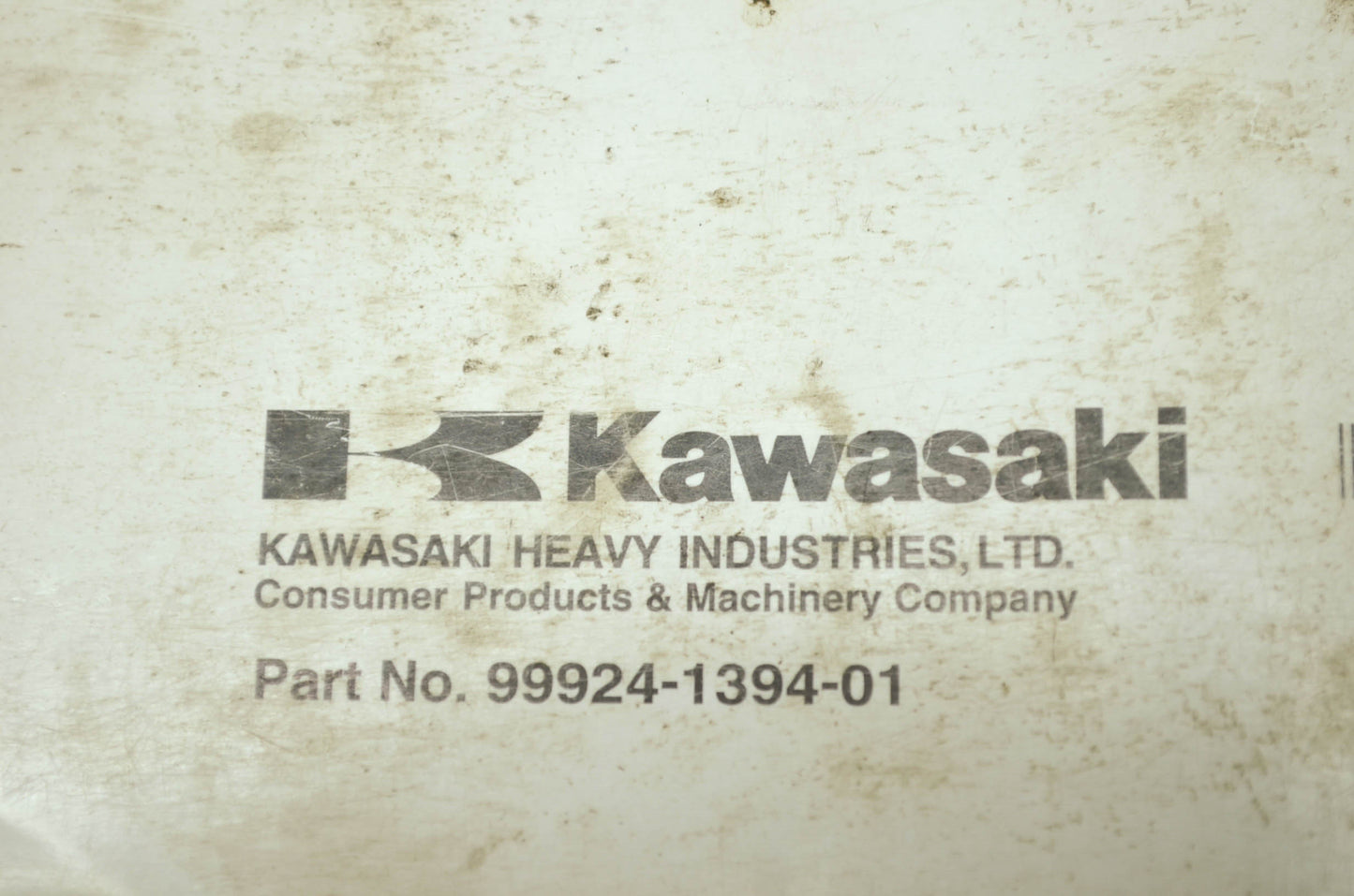 OEM Kawasaki 99924-1394-01 Service Manual KVF750D/E/F