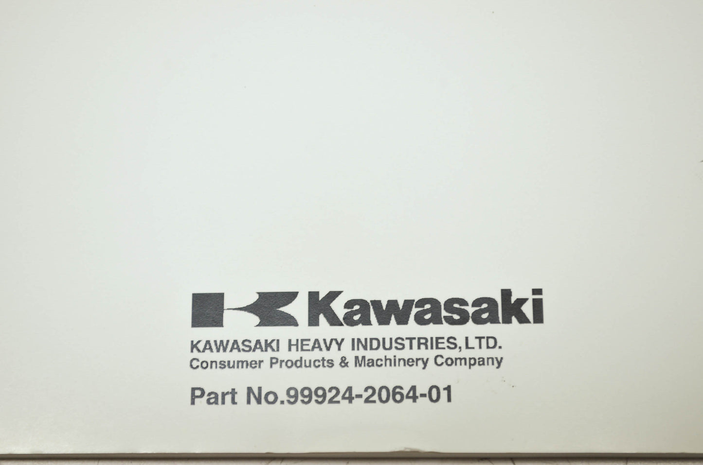 Kawasaki TJ27D Service Manual