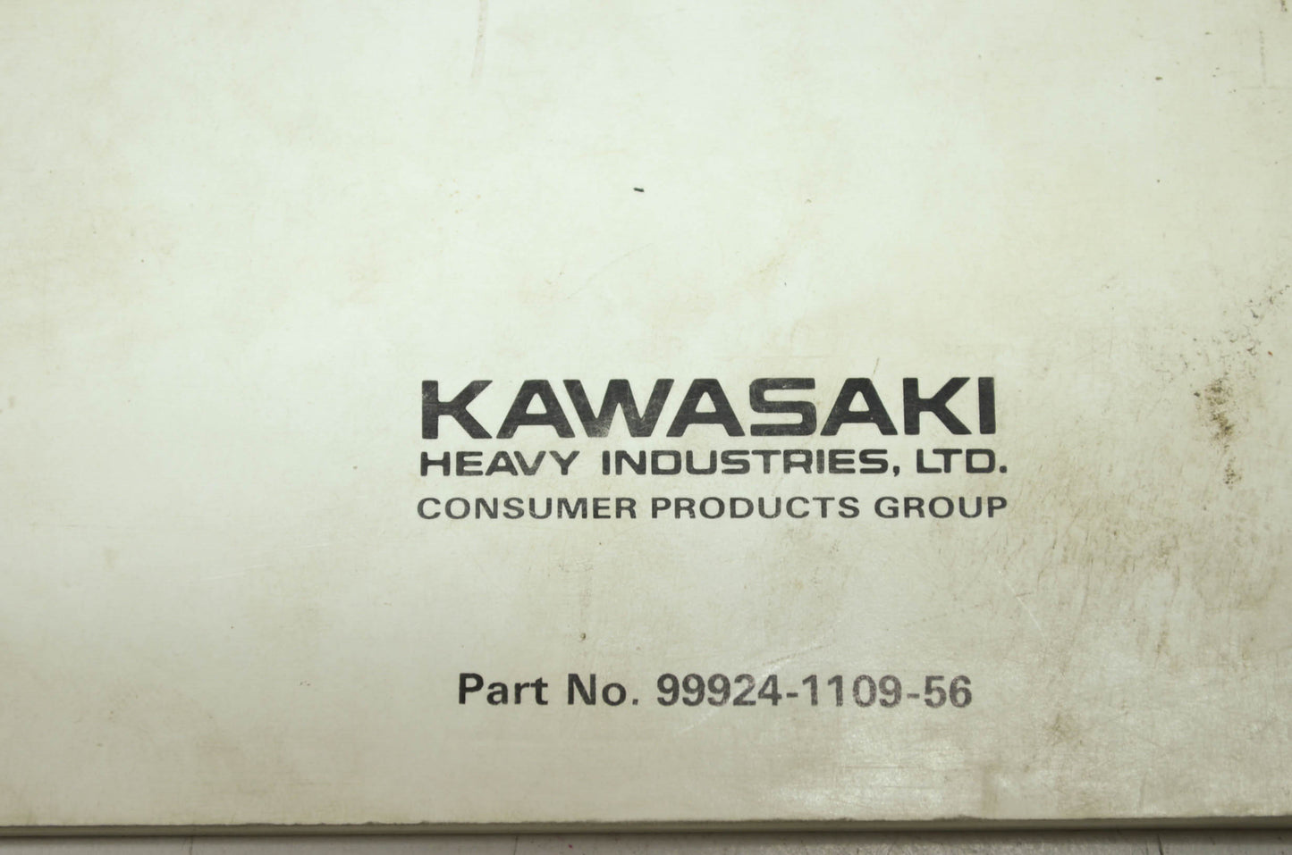 OEM Kawasaki 99924-1109-56 Service Manual Supplement EX250F