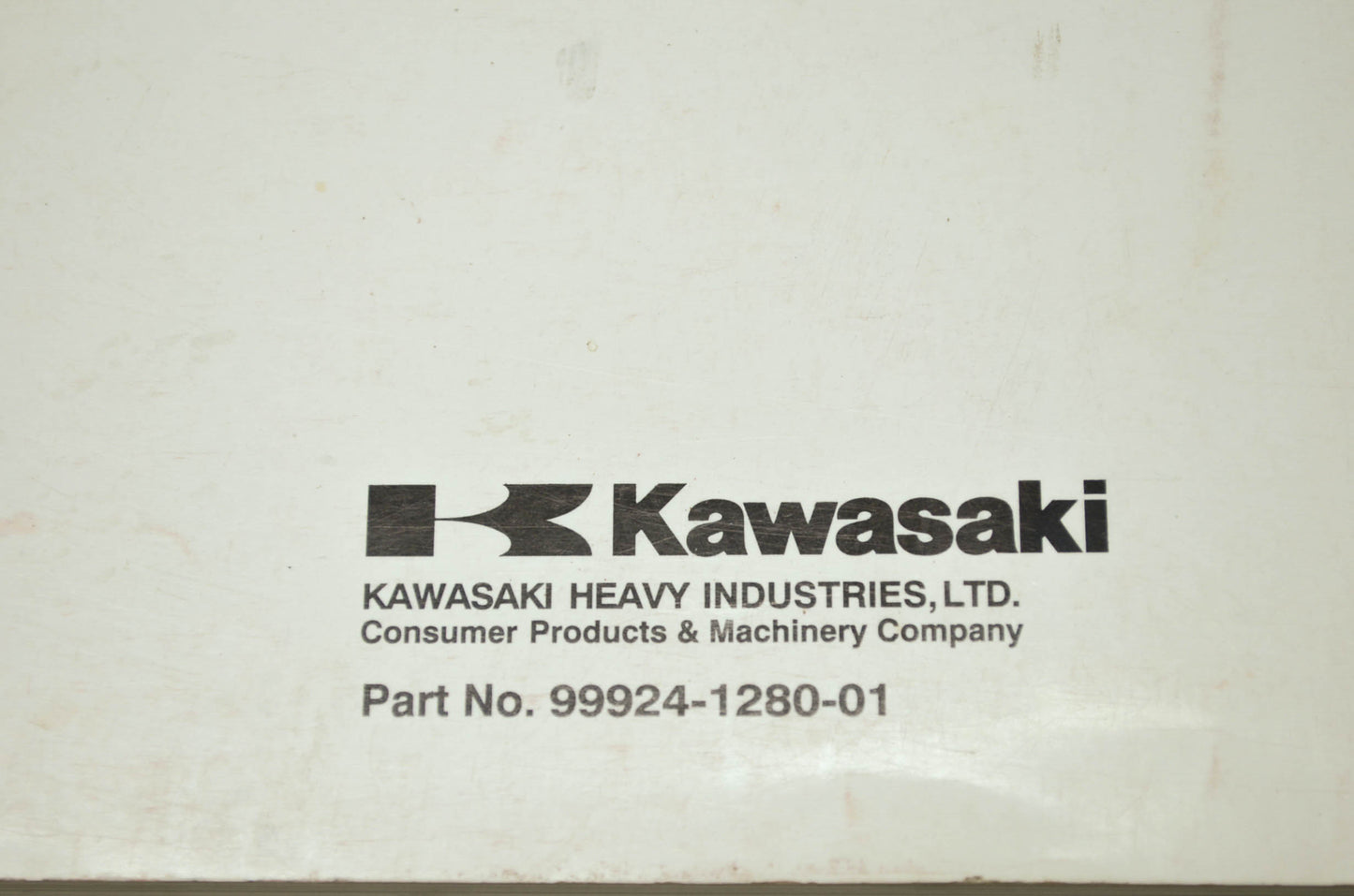 OEM Kawasaki 99924-1280-01 Service Manual ZX900F