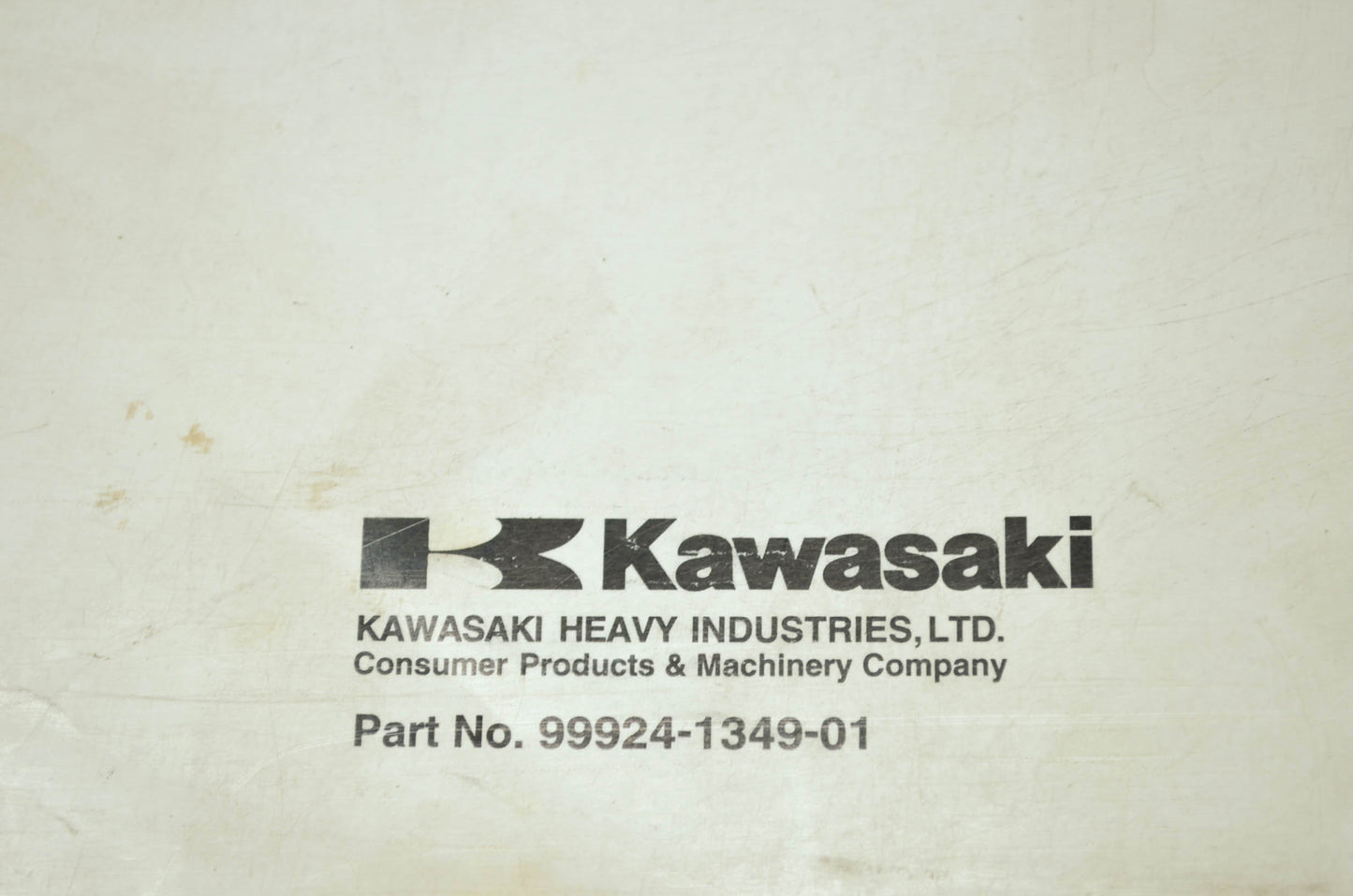 OEM Kawasaki 99924-1349-01 Service Manual KAF400A/B