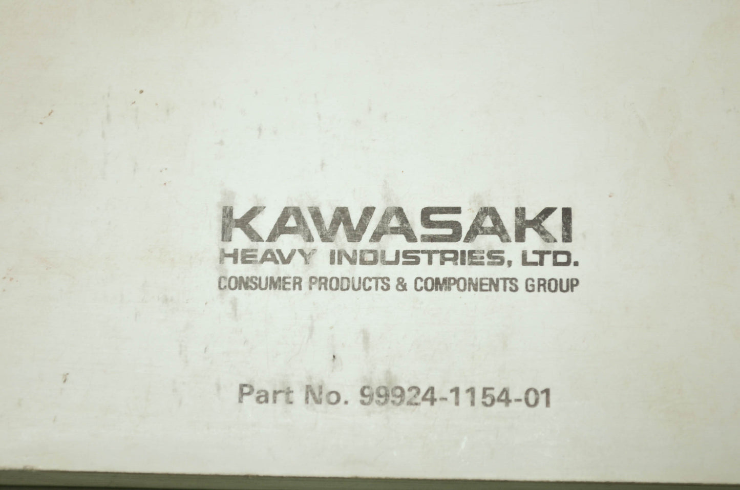 OEM Kawasaki 99924-1154-01 Service Manual KLF400B