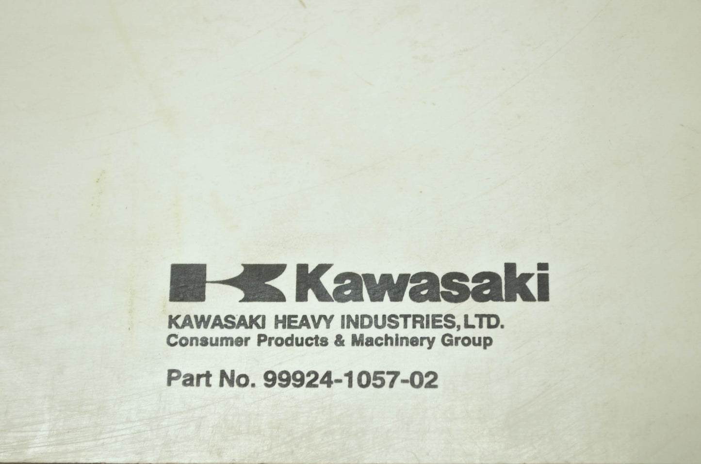 OEM Kawasaki 99924-1057-02 Service Manual KLF300