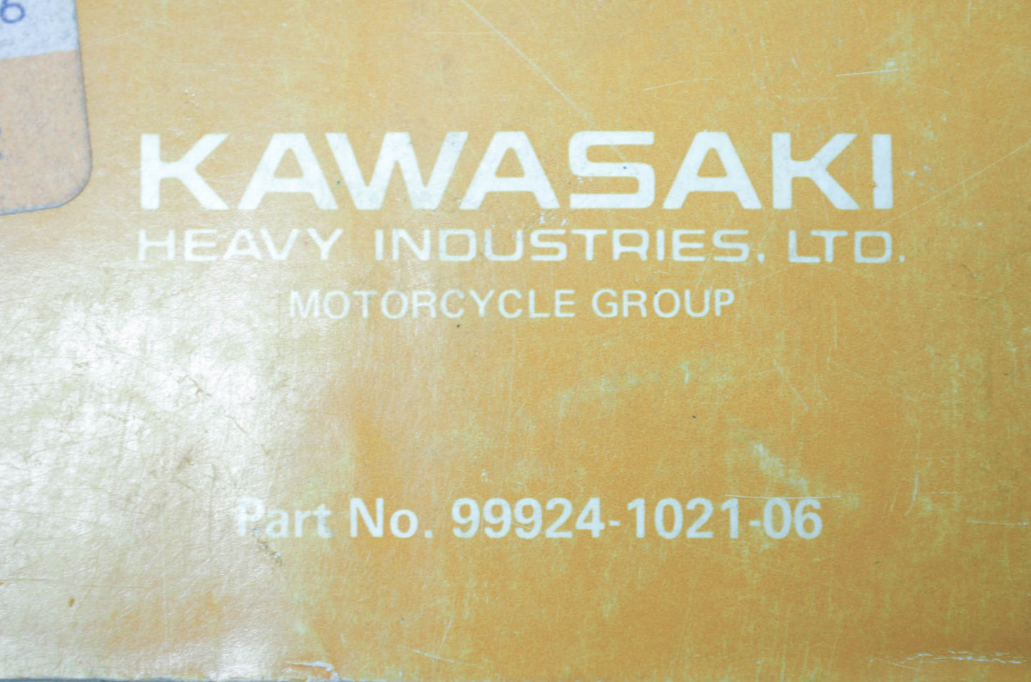 OEM Kawasaki 99924-1021-06 Service Manual KZ/ZX750