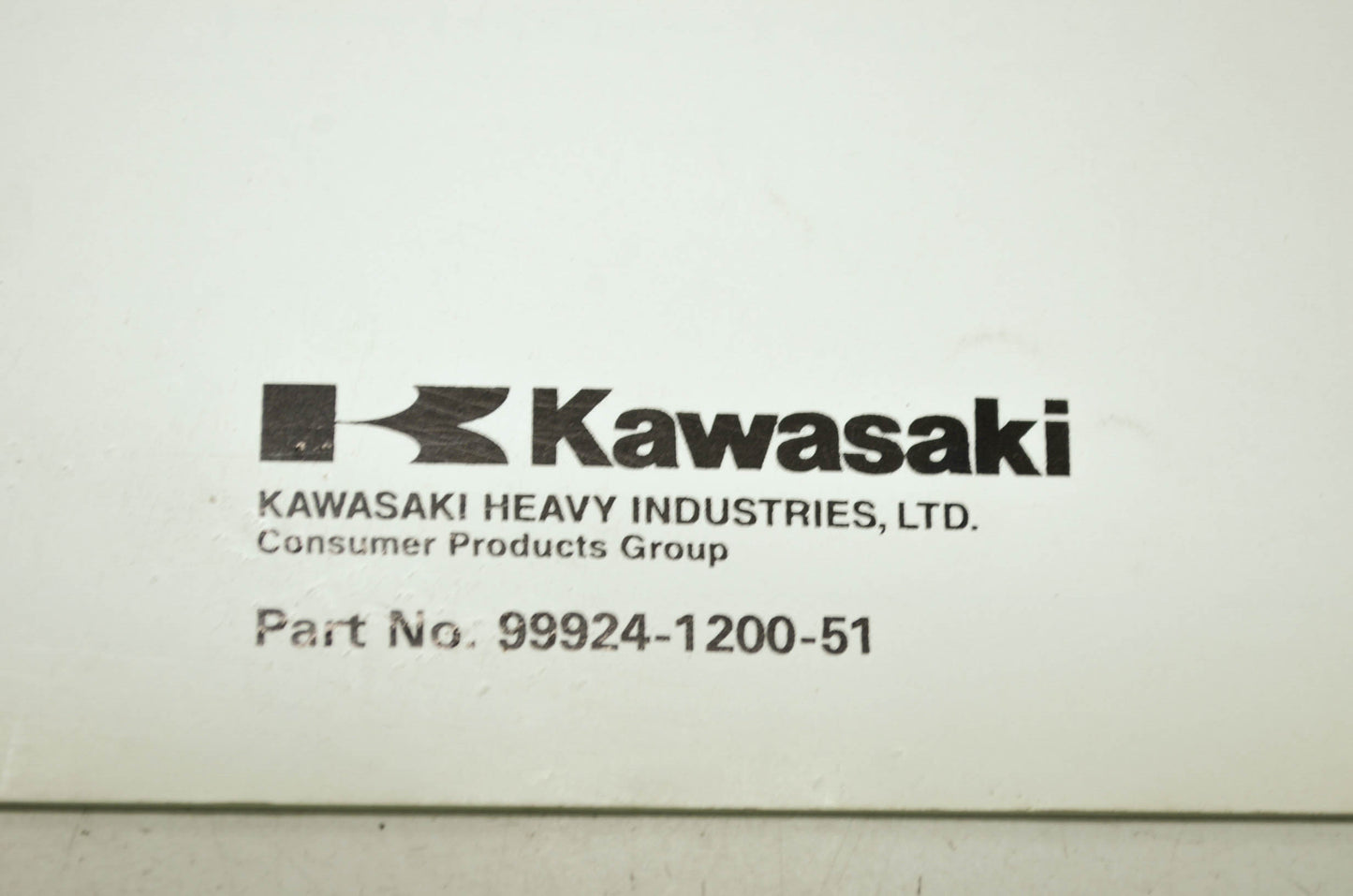 OEM Kawasaki 99924-1200-51 Service Manual Supplement KLX300A