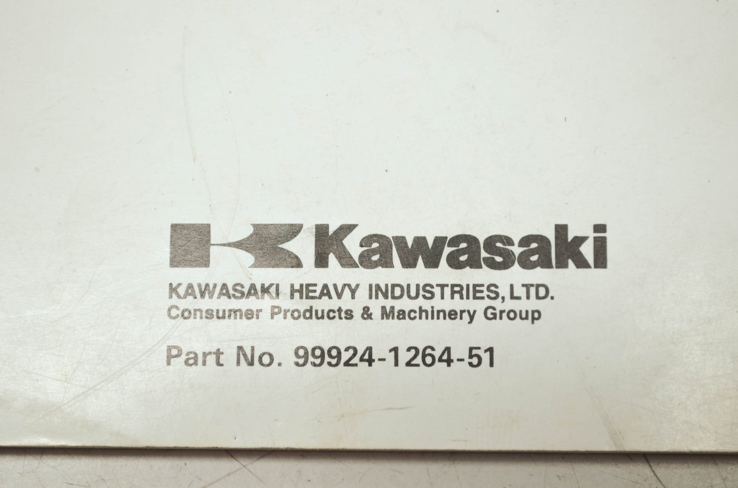 OEM Kawasaki 99924-1264-51 Service Manual Supplement JT900C