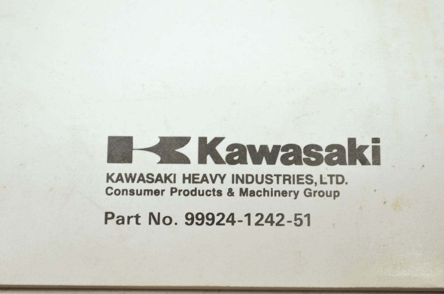 OEM Kawasaki 99924-1242-51 Service Manual Supplement JT900B1