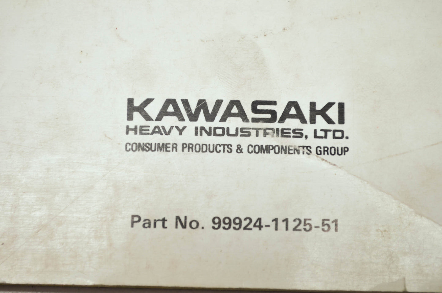 OEM Kawasaki 99924-1125-51 Service Manual Supplement EN500A