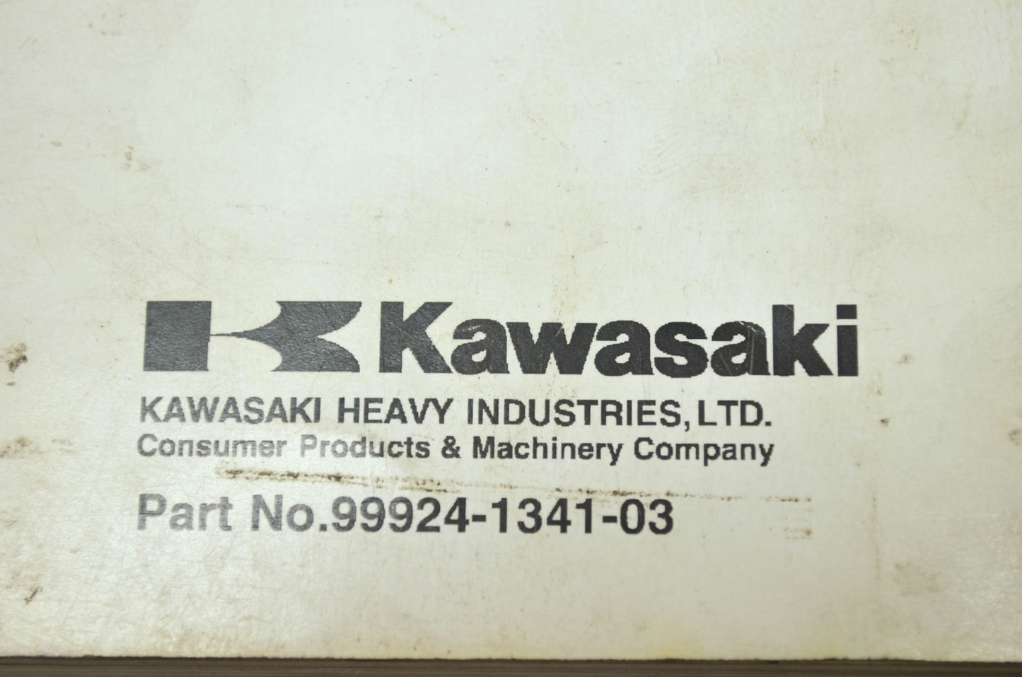 OEM Kawasaki 99924-1341-03 Service Manual JT1200D