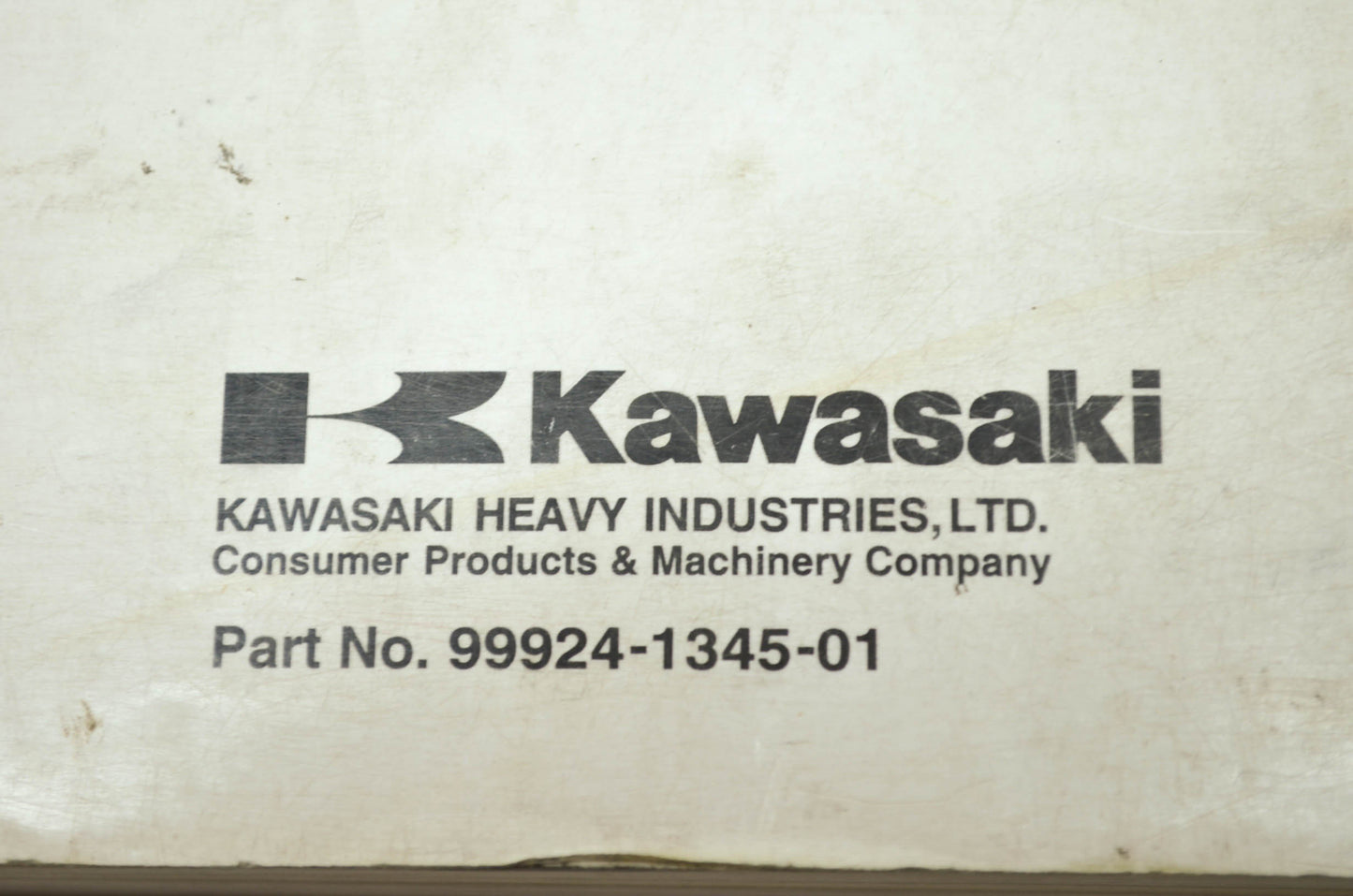 OEM Kawasaki 99924-1345-01 Service Manual ZX636C
