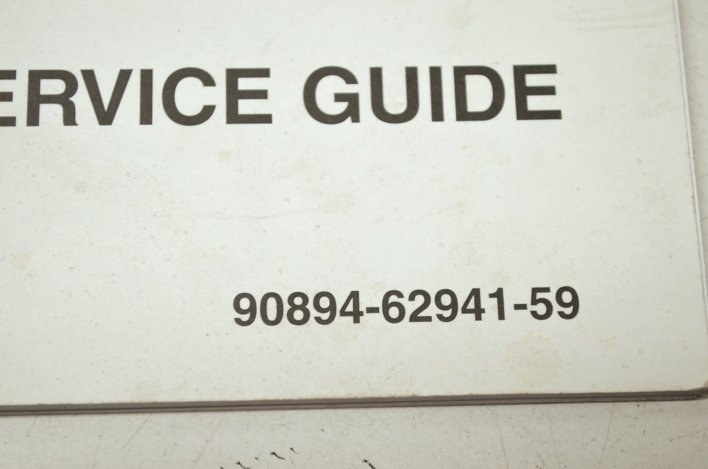 OEM Yamaha 90894-62941-59 Z250 LZ250 Service Guide