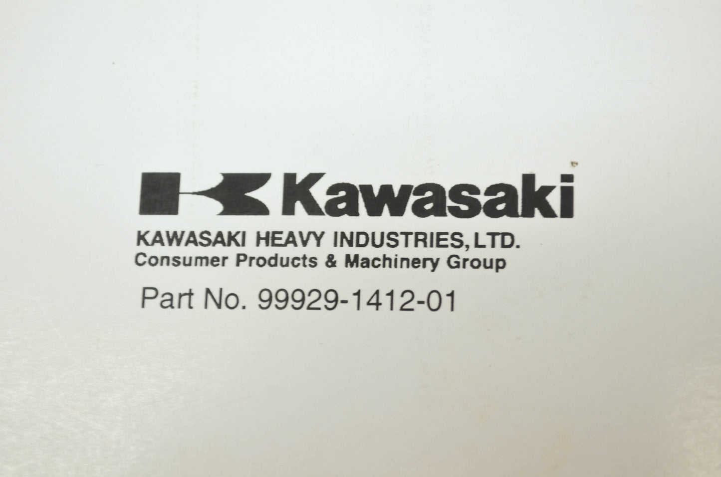 OEM Kawasaki 99929-1412-01 KADIAG Diagnostic Software