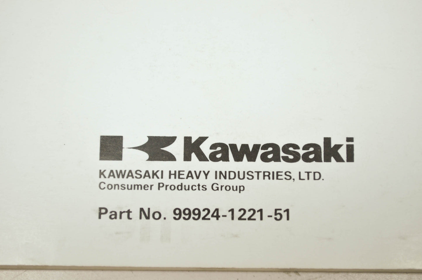 OEM Kawasaki 99924-1221-51 Service Manual JT1100B