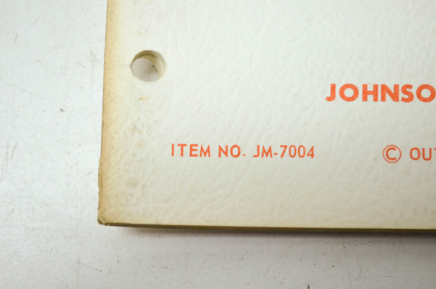 Johnson 1970 Outboard Motor 9-1/2 HP Service Manual