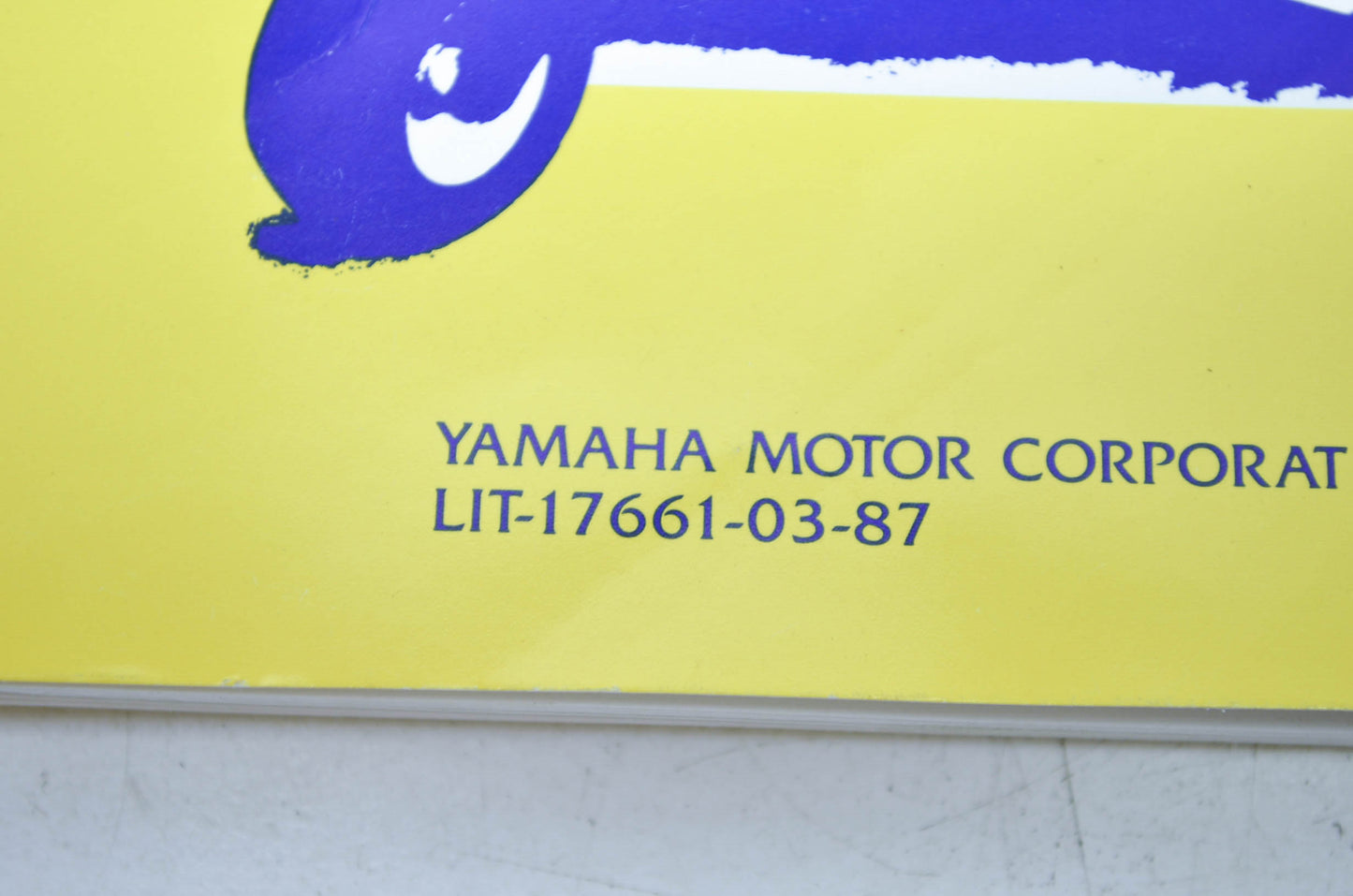 Yamaha FM48 Finish Mower Operator's Manual