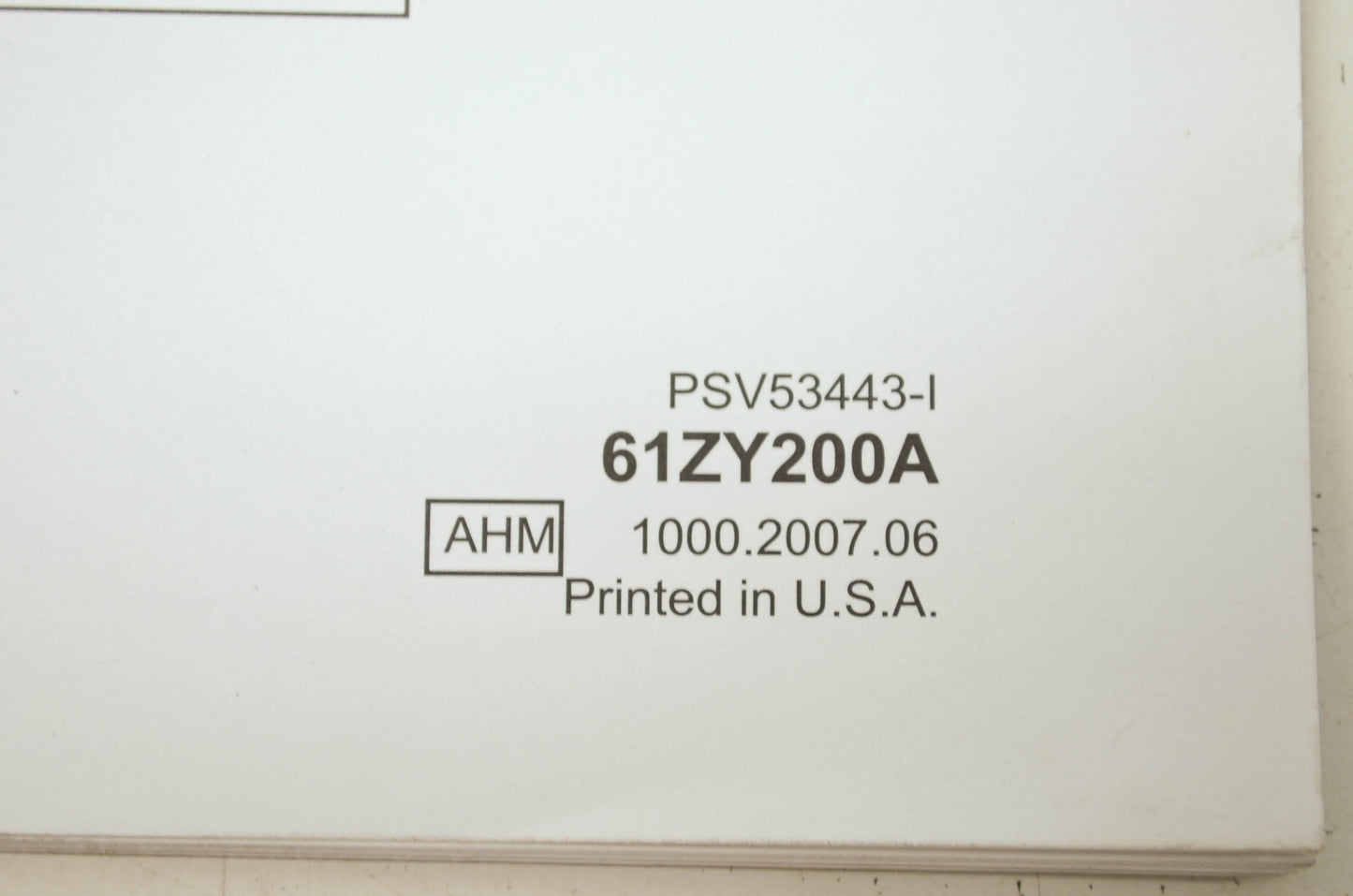 Honda BF200A BF225A Shop Manual Third Ed. Addendum 1