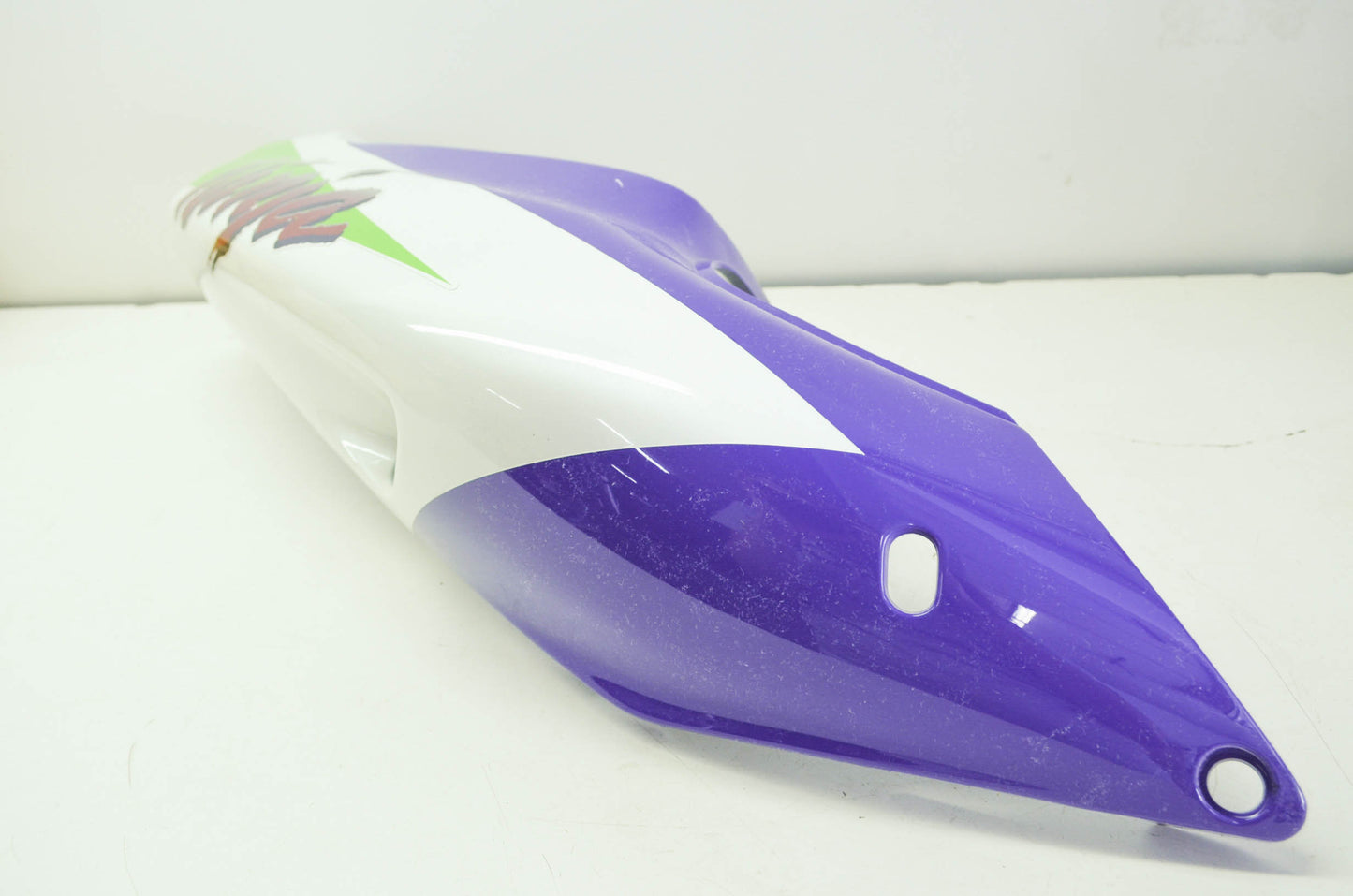Right Side Cover White & Purple NOS