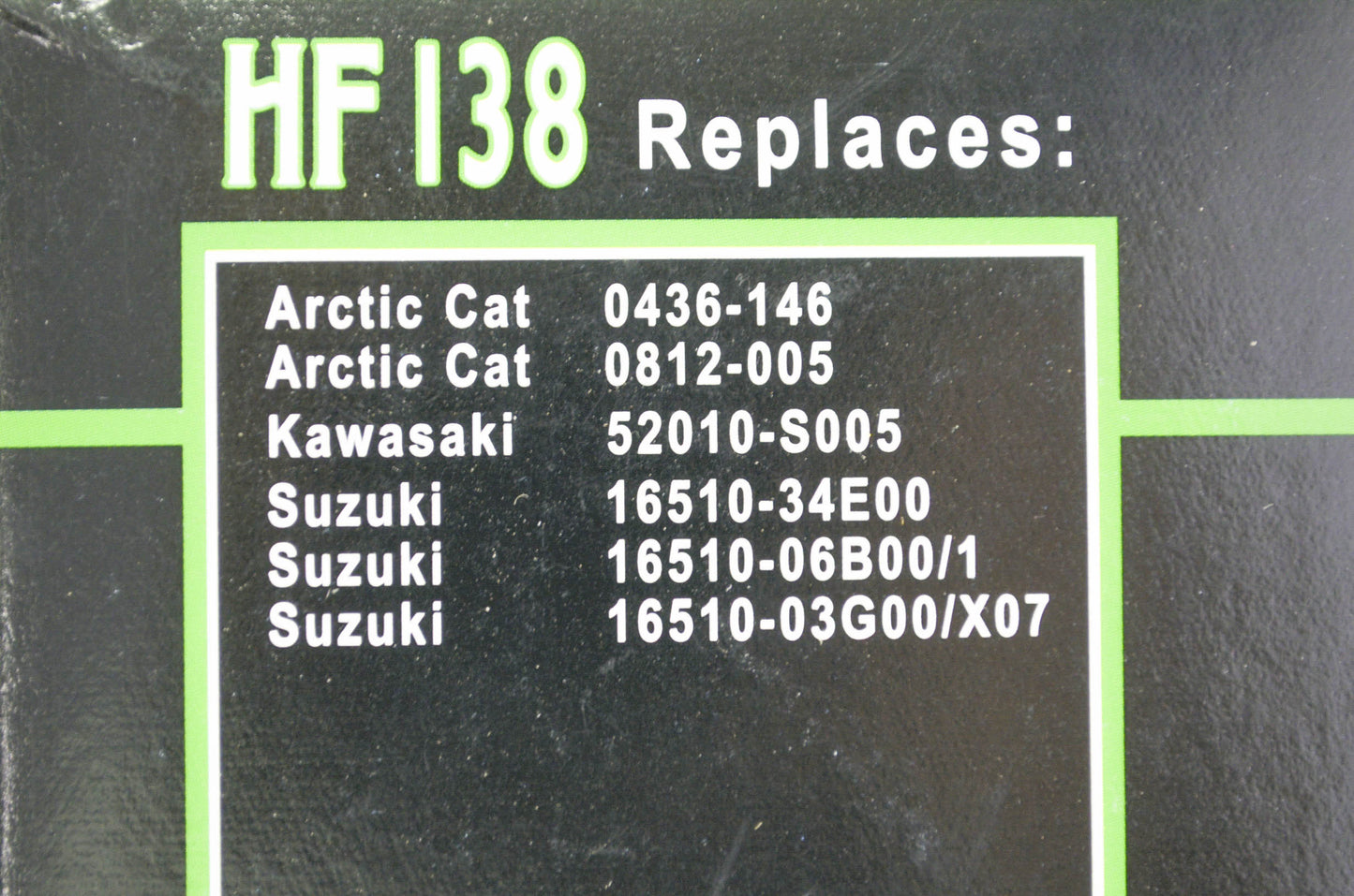 Suzuki Oil Filter AN650 GSF1200 GSXR600 NOS