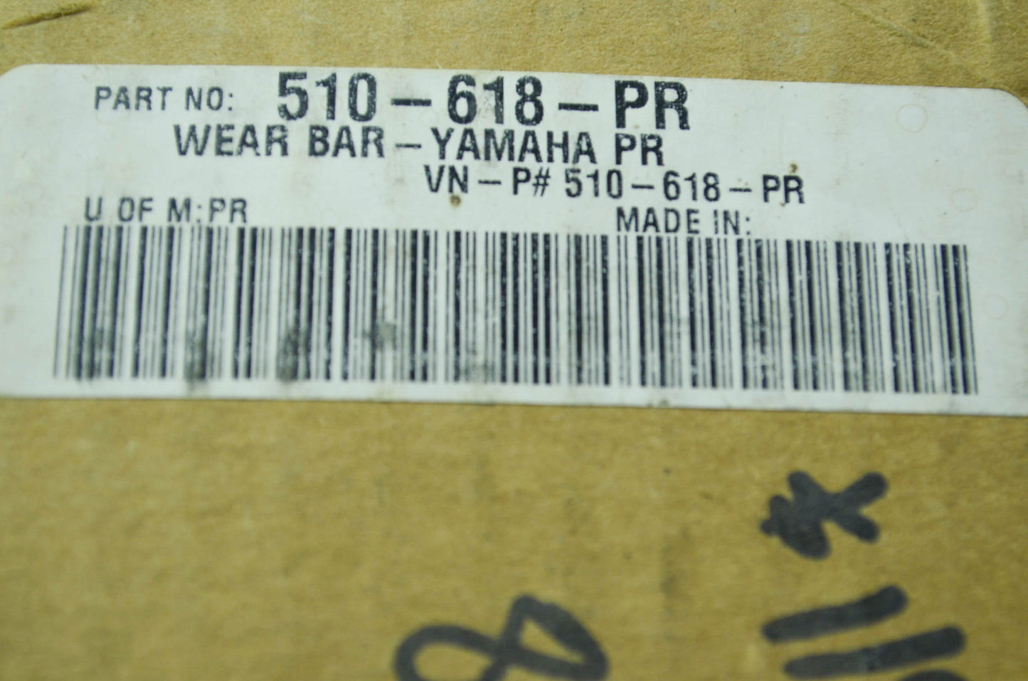 NEW Sno Stuff Wear Bars Yamaha VMAX 500 600 800 NOS