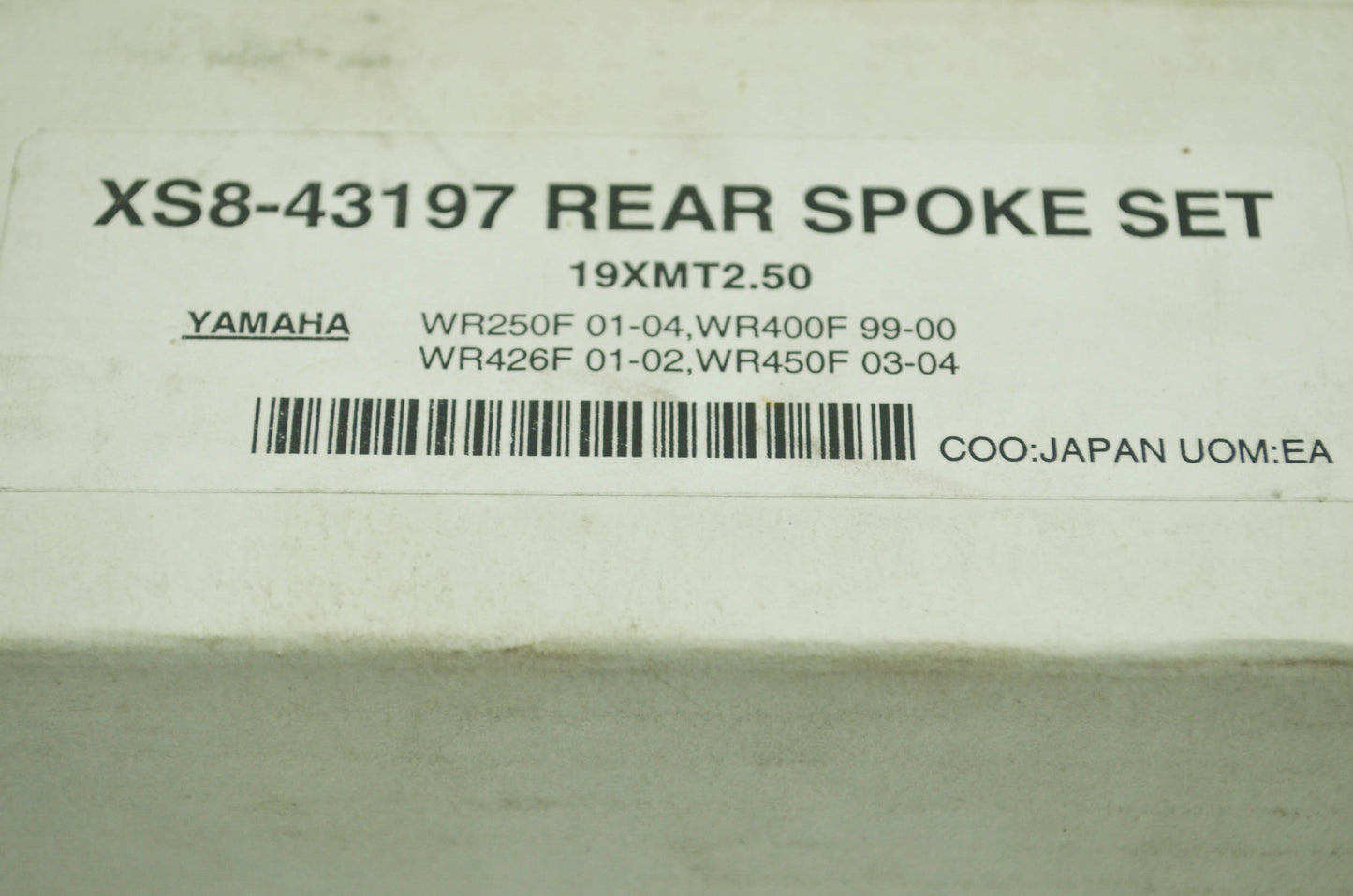 NEW Excel Rear Wheel Spoke Kit 19MT2.5 NOS