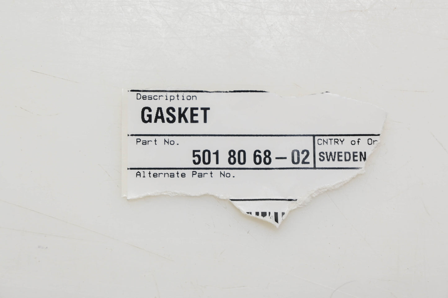 New OEM Husqvarna 501 80 68-02, 501806802 Intake Gasket NOS
